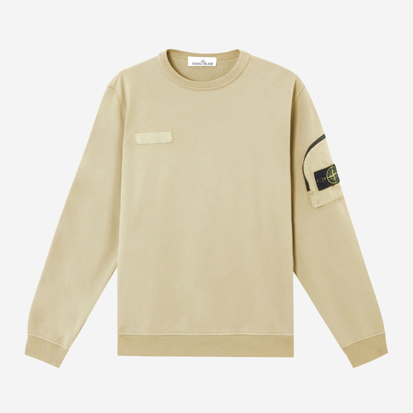 Stone Island Zip Sleeve Pocket Sweatshirt