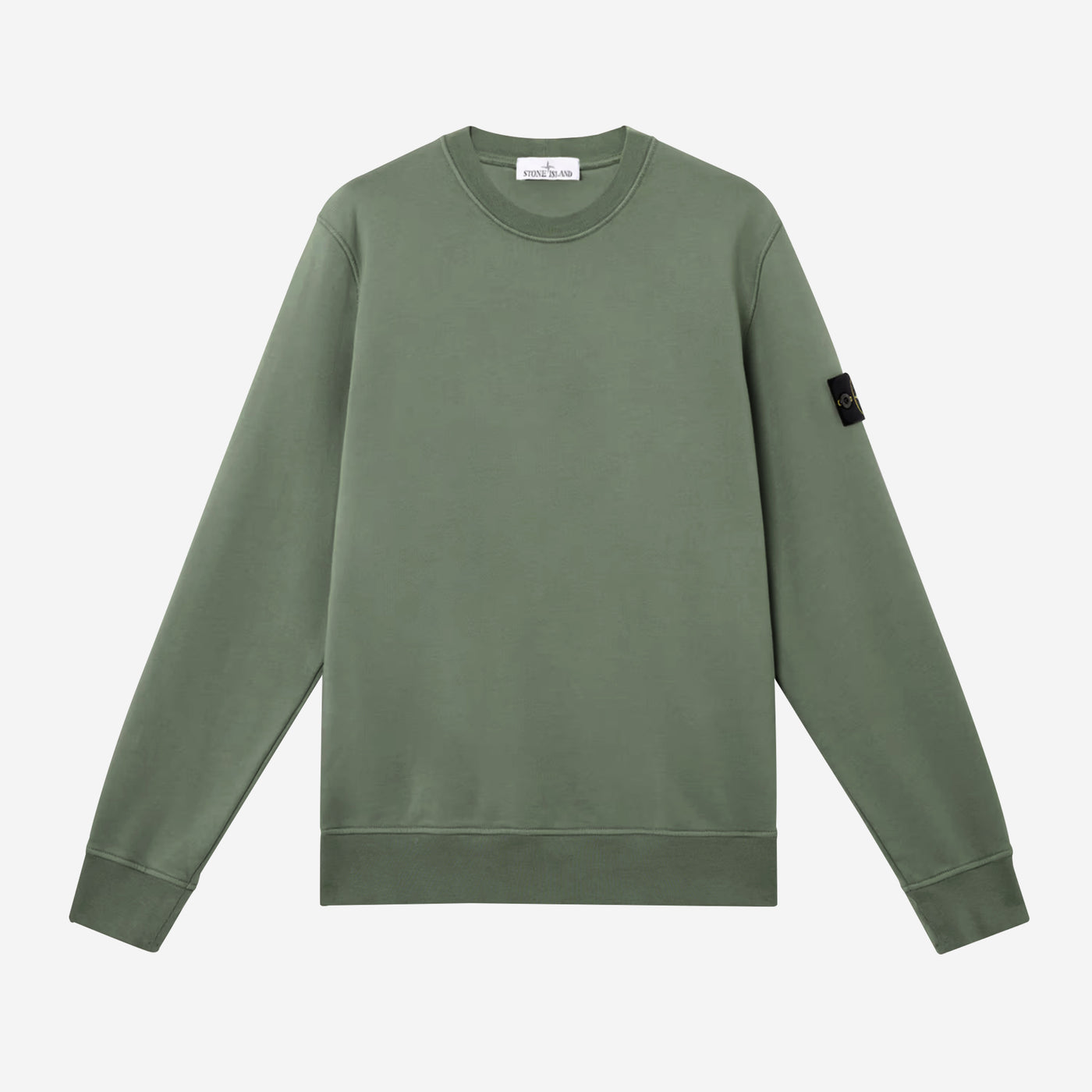 Stone Island Cotton Fleece Crewneck Sweatshirt