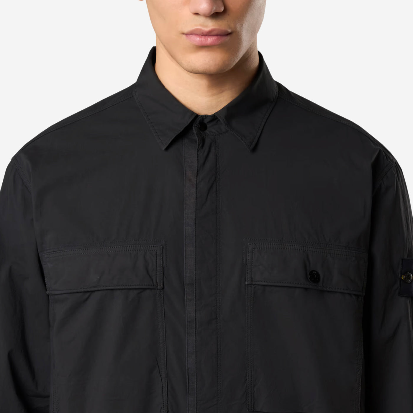 Stone Island Light Stretch Cotton Over Shirt