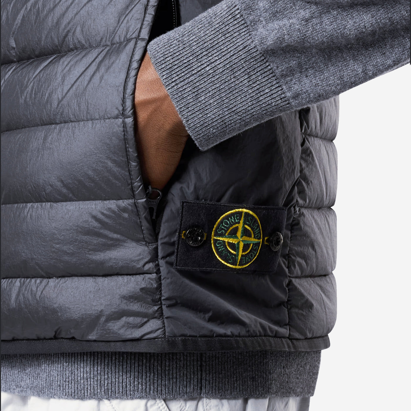 Stone Island Compass Patch Padded Gilet