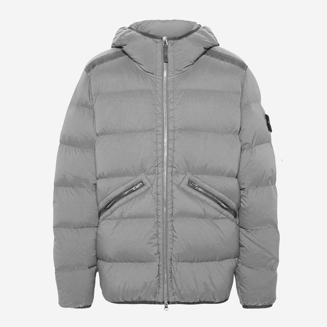 Stone Island Hooded Quilted Down Jacket ZAP