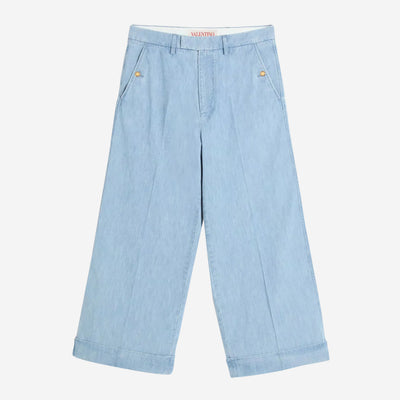 Valentino Garavani Cuffed Denim Jeans