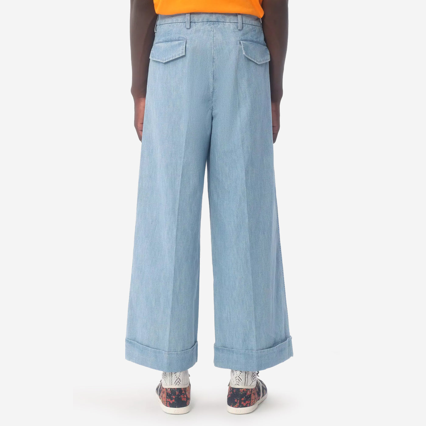 Valentino Garavani Cuffed Denim Jeans