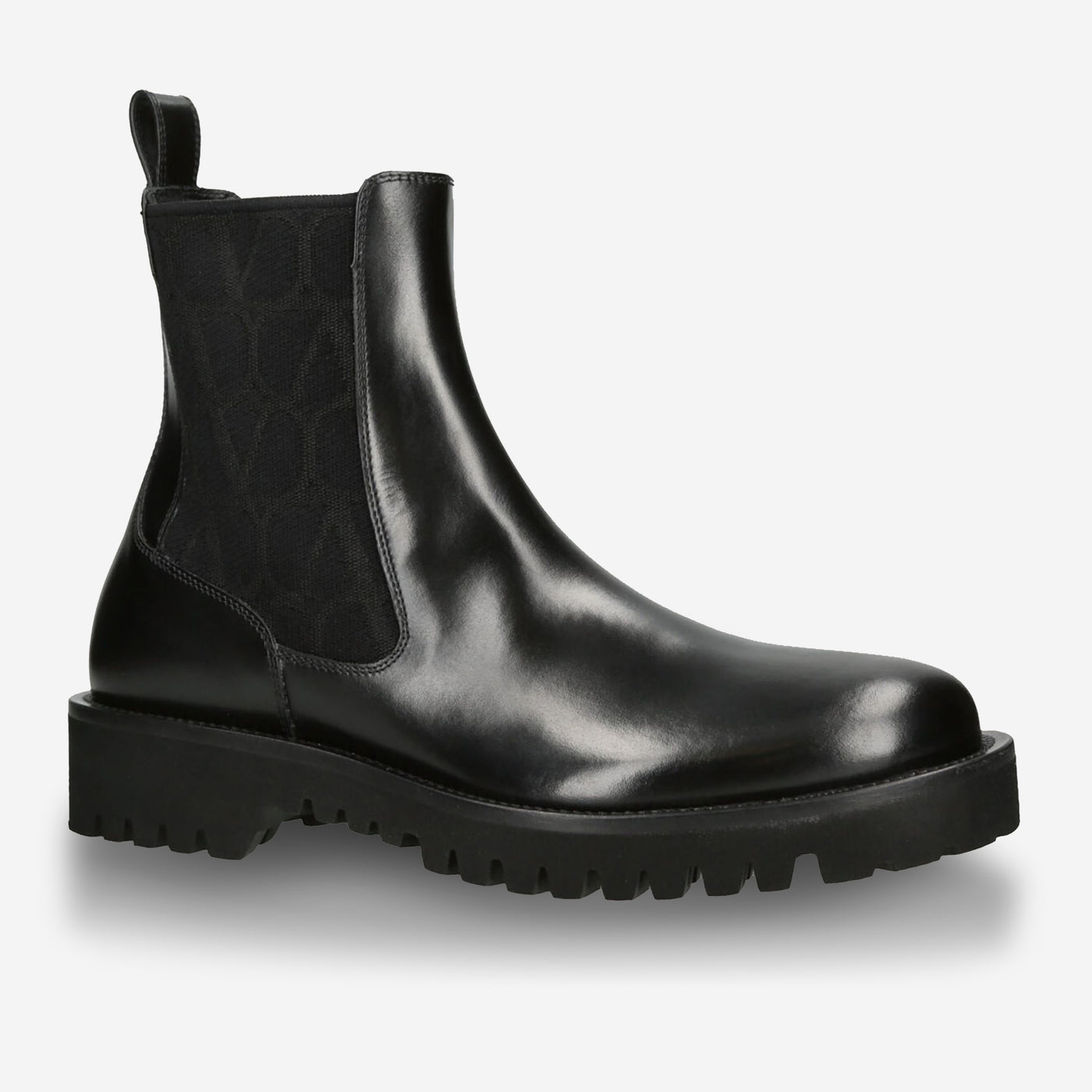 Valentino Garavani Leather Beatle Chelsea Boot