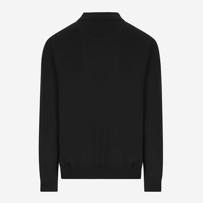 Valentino Garavani V Logo Long Sleeve Polo