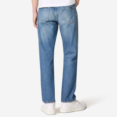 Valentino Garavani Metallic Detail Denim Jeans