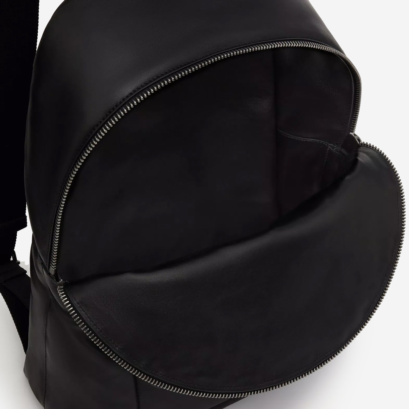 Valentino Garavani Nappa Leather Rubber Logo Backpack