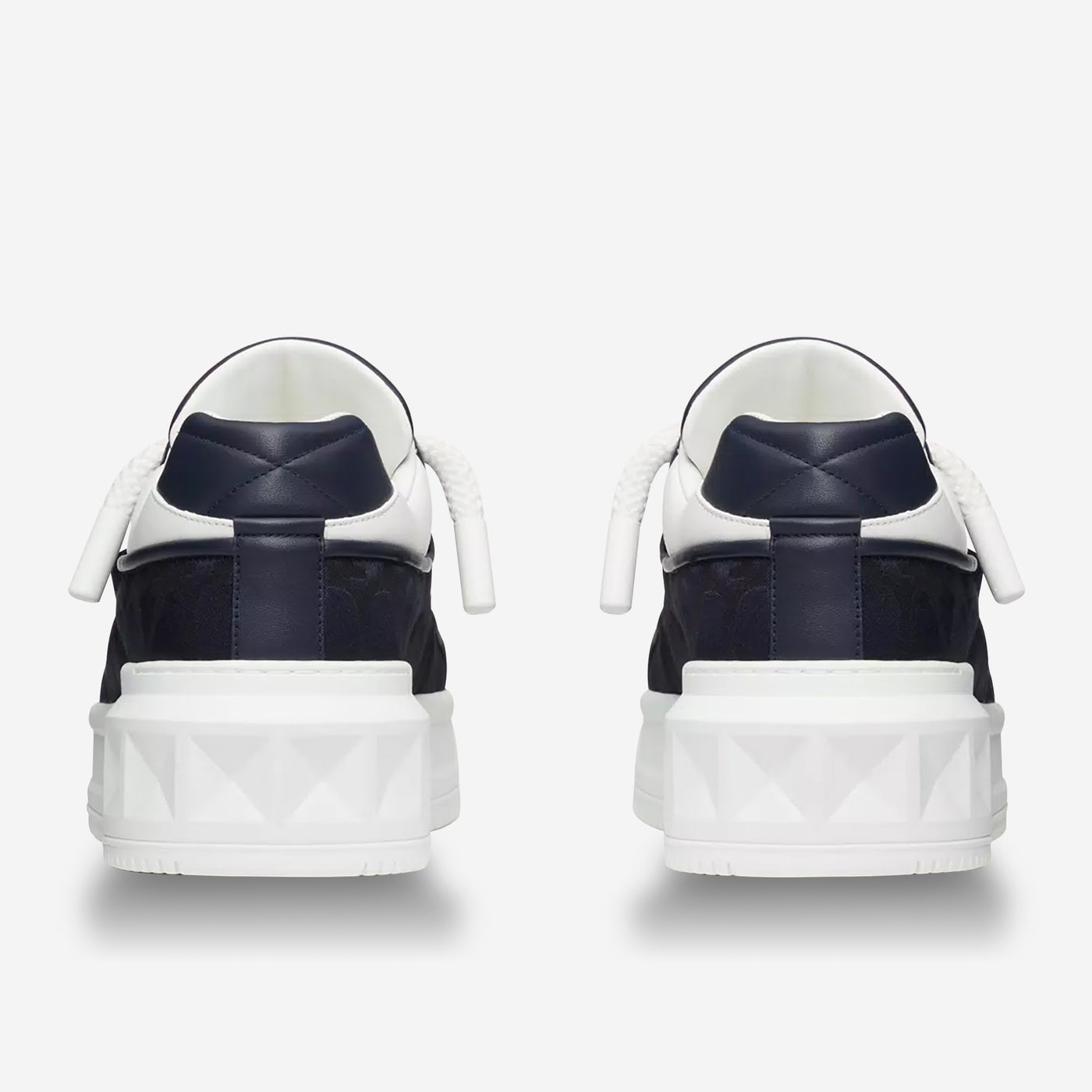 Valentino Garavani One Stud XL Toile Iconographe Jacquard Fabric Sneaker