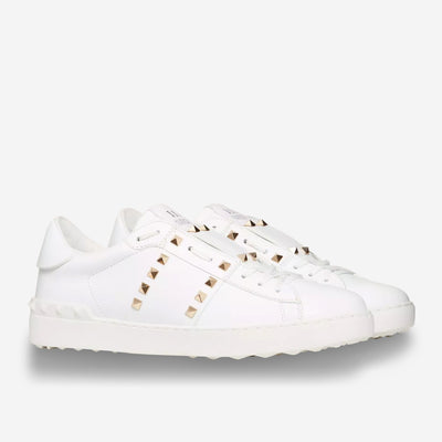 Valentino Garavani Calfskin Rockstud Untitled Sneaker