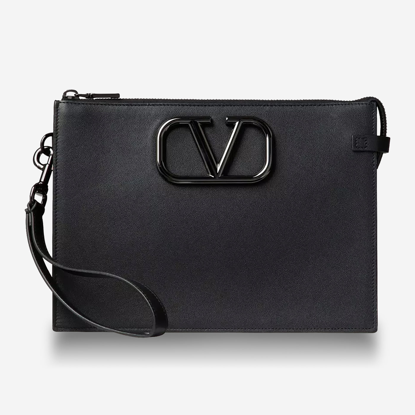 Valentino Garavani VLogo Signature Calfskin Pouch