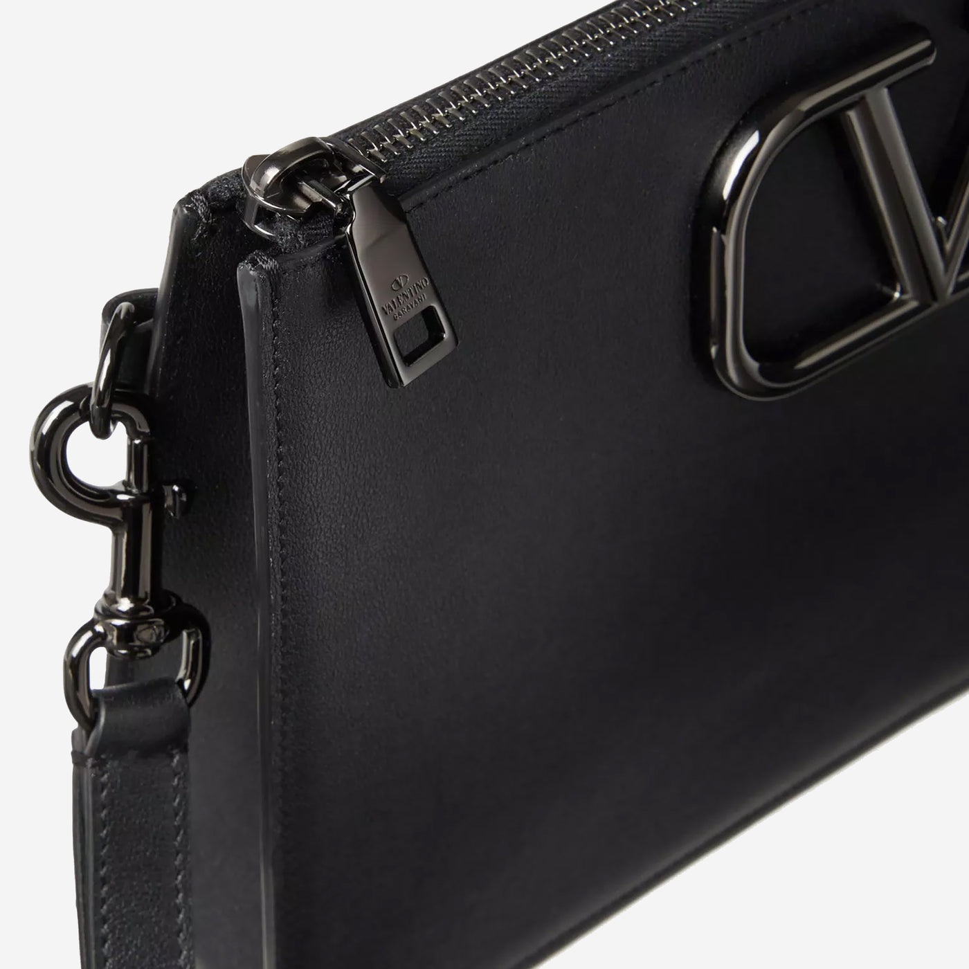 Valentino Garavani VLogo Signature Calfskin Pouch