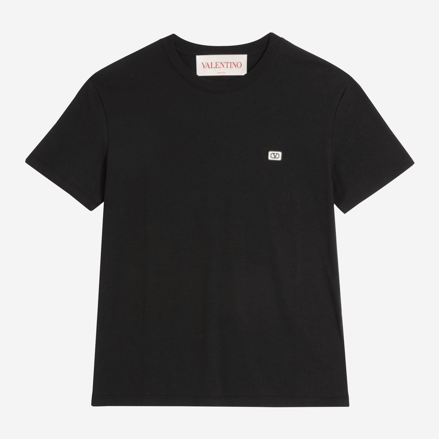 Valentino Cotton VLogo patch T-shirt