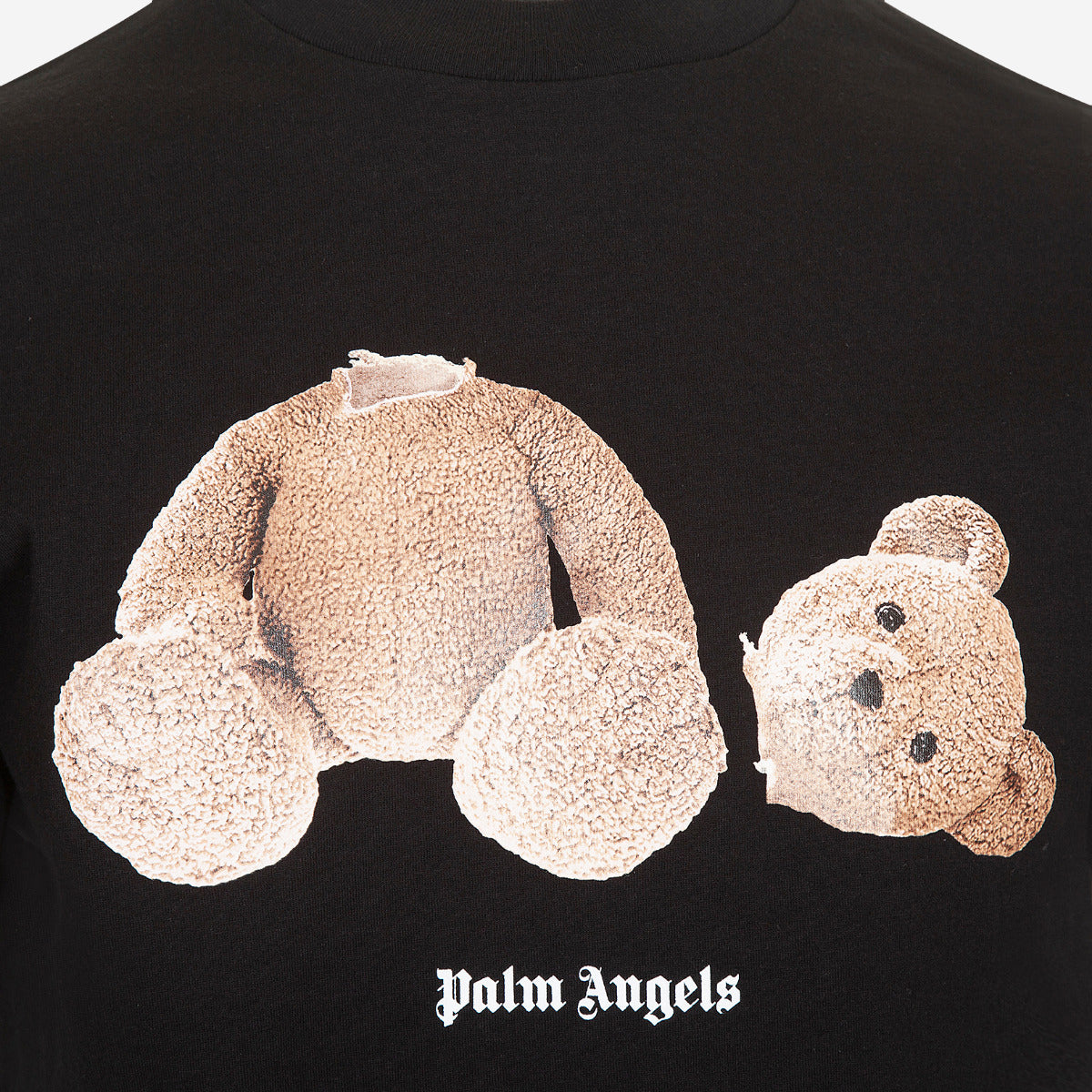 bear-print T-shirt, Palm Angels