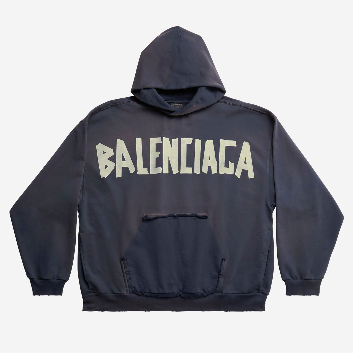 Balenciaga Tape Type Ripped Pocket Hoodie