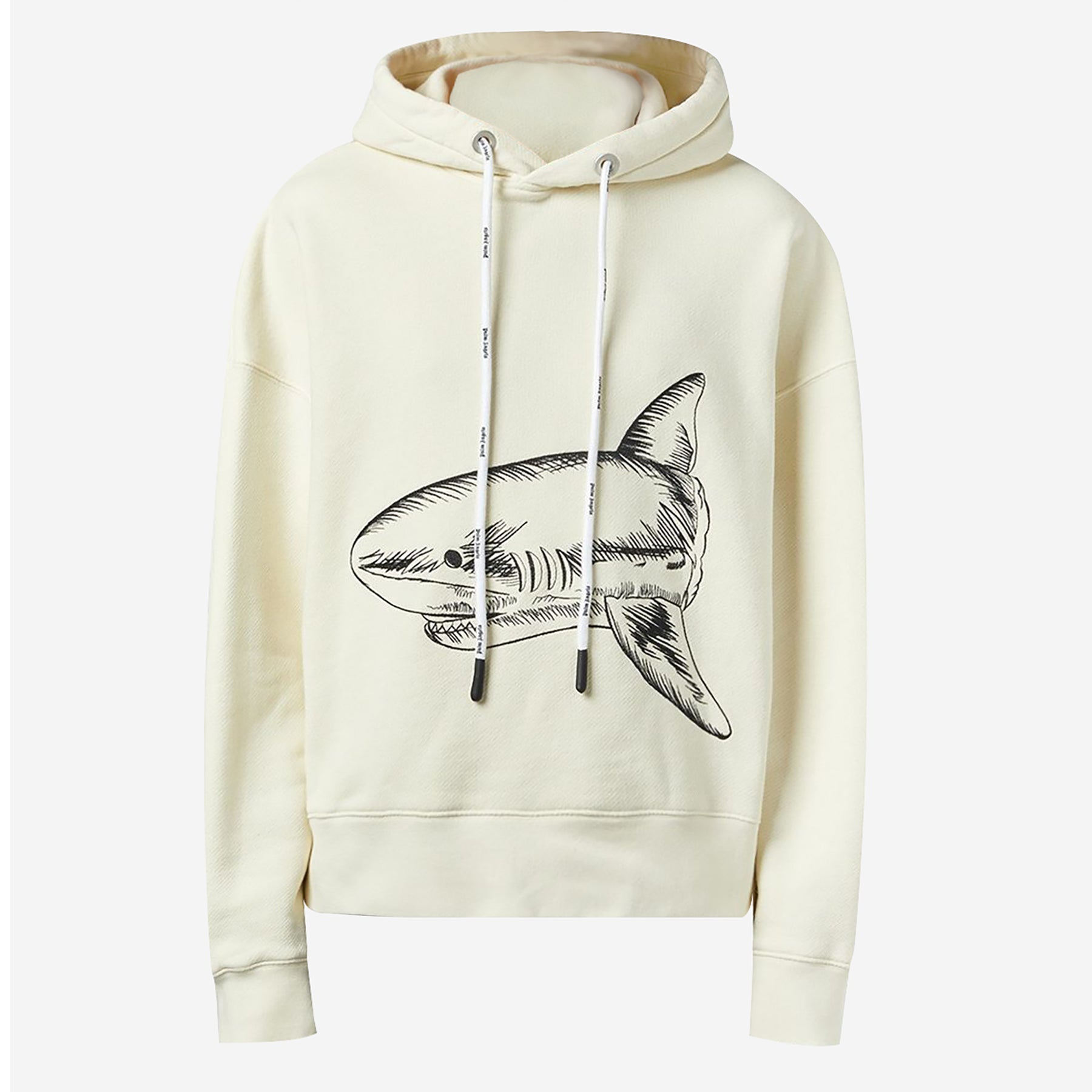 Split Shark Hoodie in white - Palm Angels® Official